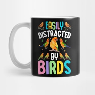 Funny Bird Easily Distracted By Birds Mug